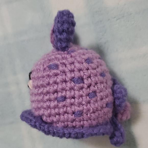 HANDMADE PUPLE SEA BUNNY - Picture 2 of 7